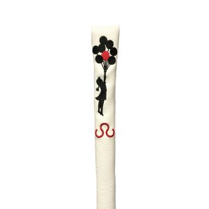 golf-shop-alignment-stick-cover-Banksy-balloon-girl-shop