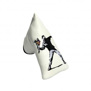 golf-shop-putter-cover-banksy-flower-thrower-shop